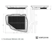 Luftfilter BLUE PRINT ADBP220186
