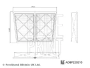 Luftfilter BLUE PRINT ADBP220210