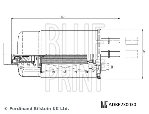 Kraftstofffilter BLUE PRINT ADBP230030 Bild Kraftstofffilter BLUE PRINT ADBP230030