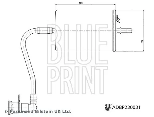 Kraftstofffilter BLUE PRINT ADBP230031 Bild Kraftstofffilter BLUE PRINT ADBP230031