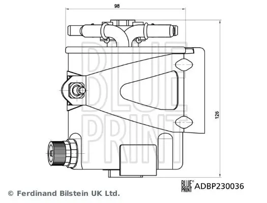 Kraftstofffilter BLUE PRINT ADBP230036 Bild Kraftstofffilter BLUE PRINT ADBP230036