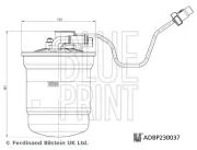 Kraftstofffilter BLUE PRINT ADBP230069