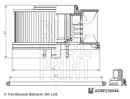 Kraftstofffilter BLUE PRINT ADBP230044 Bild Kraftstofffilter BLUE PRINT ADBP230044