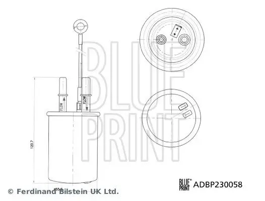 Kraftstofffilter BLUE PRINT ADBP230058 Bild Kraftstofffilter BLUE PRINT ADBP230058