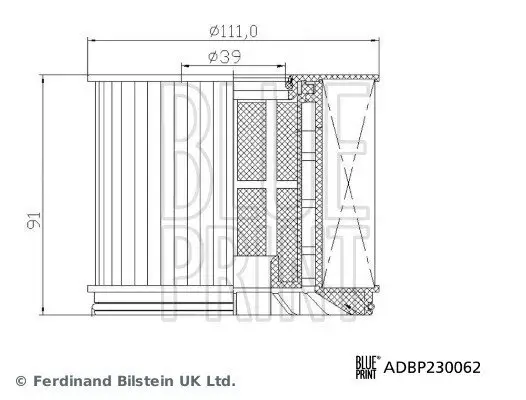 Kraftstofffilter BLUE PRINT ADBP230062 Bild Kraftstofffilter BLUE PRINT ADBP230062
