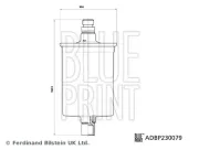 Kraftstofffilter BLUE PRINT ADBP230079