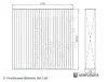 Filter, Innenraumluft BLUE PRINT ADBP250033 Bild Filter, Innenraumluft BLUE PRINT ADBP250033