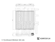 Filter, Innenraumluft BLUE PRINT ADBP250124