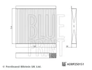 Filter, Innenraumluft BLUE PRINT ADBP250151