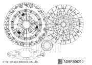 Kupplungssatz BLUE PRINT ADBP300210