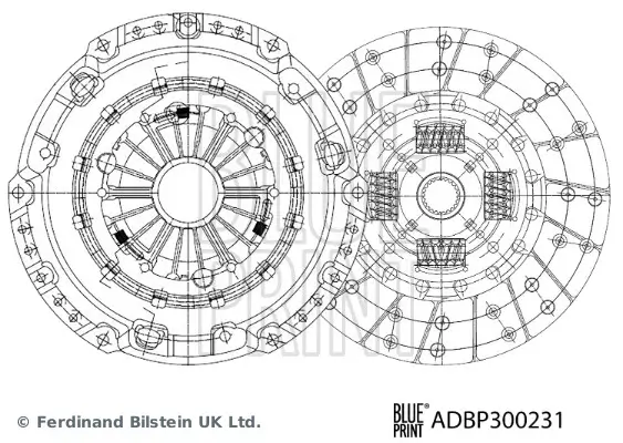 Kupplungssatz BLUE PRINT ADBP300231