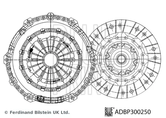 Kupplungssatz BLUE PRINT ADBP300250