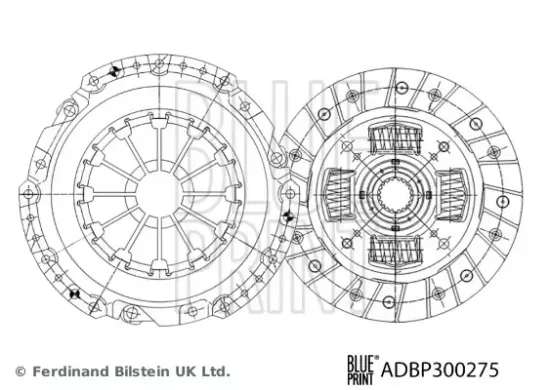 Kupplungssatz BLUE PRINT ADBP300275 Bild Kupplungssatz BLUE PRINT ADBP300275