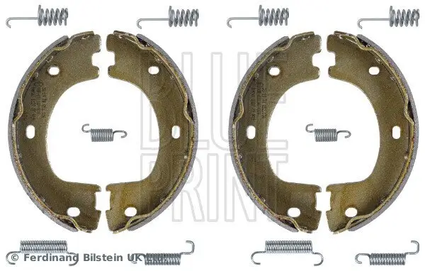 Bremsbackensatz, Feststellbremse Hinterachse BLUE PRINT ADBP410050