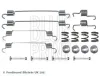 Zubehörsatz, Bremsbacken Hinterachse BLUE PRINT ADBP410064