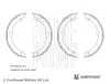 Bremsbackensatz, Feststellbremse Hinterachse BLUE PRINT ADBP410087