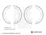 Bremsbackensatz, Feststellbremse Hinterachse BLUE PRINT ADBP410087