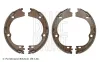 Bremsbackensatz, Feststellbremse Hinterachse BLUE PRINT ADBP410098
