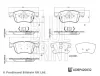 Bremsbelagsatz, Scheibenbremse Vorderachse BLUE PRINT ADBP420032 Bild Bremsbelagsatz, Scheibenbremse Vorderachse BLUE PRINT ADBP420032