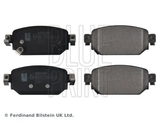 Bremsbelagsatz, Scheibenbremse Hinterachse BLUE PRINT ADBP420042