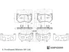 Bremsbelagsatz, Scheibenbremse Vorderachse BLUE PRINT ADBP420069 Bild Bremsbelagsatz, Scheibenbremse Vorderachse BLUE PRINT ADBP420069