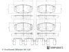 Bremsbelagsatz, Scheibenbremse Vorderachse BLUE PRINT ADBP420072 Bild Bremsbelagsatz, Scheibenbremse Vorderachse BLUE PRINT ADBP420072