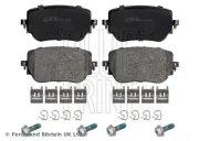 Bremsbelagsatz, Scheibenbremse Hinterachse BLUE PRINT ADBP420076