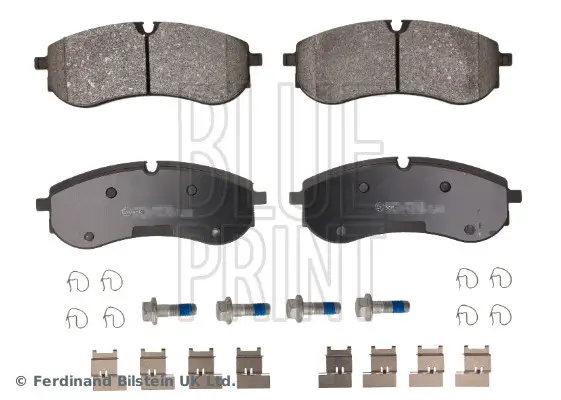 Bremsbelagsatz, Scheibenbremse Hinterachse BLUE PRINT ADBP420165