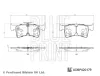 Bremsbelagsatz, Scheibenbremse Hinterachse BLUE PRINT ADBP420179