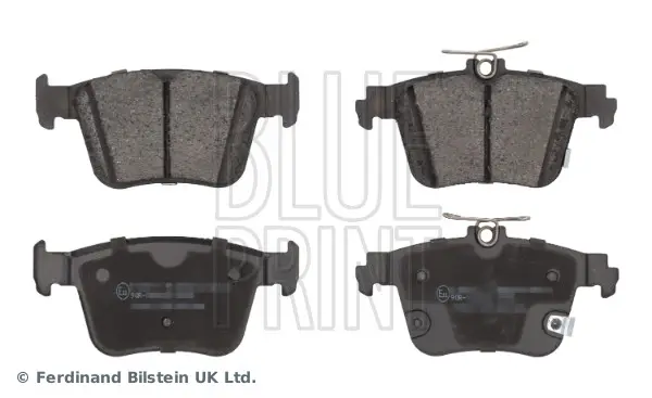 Bremsbelagsatz, Scheibenbremse Hinterachse BLUE PRINT ADBP420180