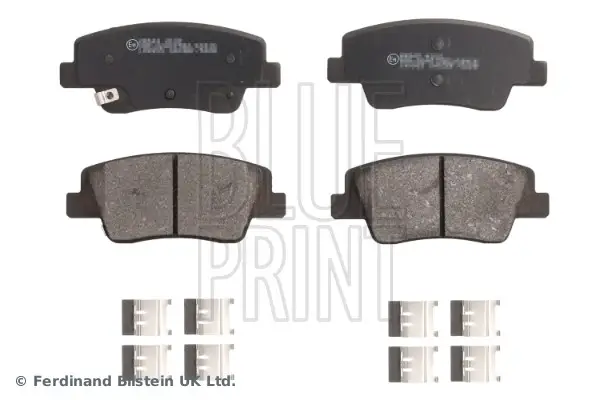 Bremsbelagsatz, Scheibenbremse Hinterachse BLUE PRINT ADBP420190