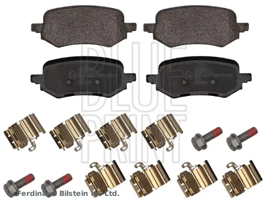 Bremsbelagsatz, Scheibenbremse Hinterachse BLUE PRINT ADBP420215