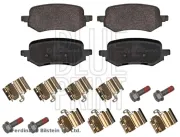 Bremsbelagsatz, Scheibenbremse Hinterachse BLUE PRINT ADBP420215