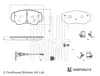 Bremsbelagsatz, Scheibenbremse Vorderachse BLUE PRINT ADBP420216