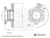 Bremsscheibe Hinterachse BLUE PRINT ADBP430034 Bild Bremsscheibe Hinterachse BLUE PRINT ADBP430034
