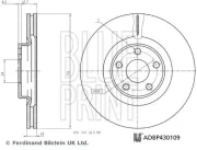 Bremssattel Hinterachse links BLUE PRINT ADBP450014