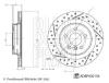Bremsscheibe Hinterachse BLUE PRINT ADBP430156 Bild Bremsscheibe Hinterachse BLUE PRINT ADBP430156