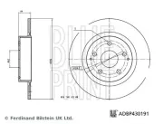Bremsscheibe Hinterachse BLUE PRINT ADBP430191