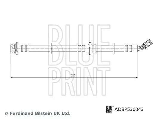 Bremsschlauch Vorderachse rechts BLUE PRINT ADBP530043