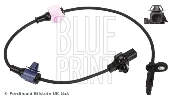 Sensor, Raddrehzahl Hinterachse rechts BLUE PRINT ADBP710030