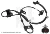 Sensor, Raddrehzahl Vorderachse links BLUE PRINT ADBP710039