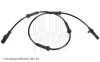 Sensor, Raddrehzahl Hinterachse links Hinterachse rechts BLUE PRINT ADBP710117