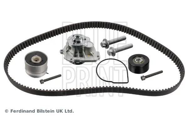 Wasserpumpe + Zahnriemensatz BLUE PRINT ADBP730107