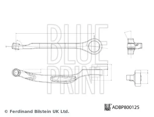 Lagerung, Motor hinten BLUE PRINT ADBP800125 Bild Lagerung, Motor hinten BLUE PRINT ADBP800125