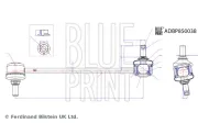 Stange/Strebe, Stabilisator Vorderachse rechts BLUE PRINT ADBP850038