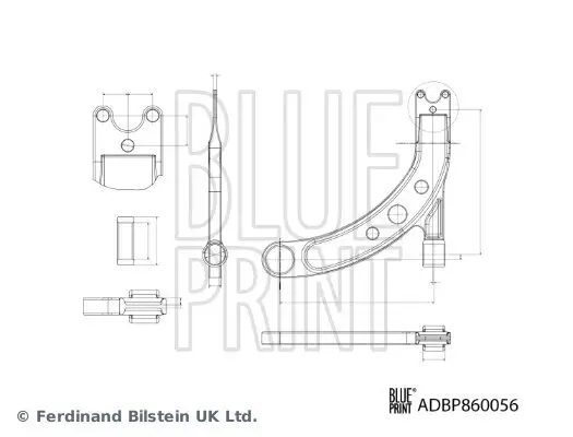 Lenker, Radaufhängung Vorderachse links BLUE PRINT ADBP860056 Bild Lenker, Radaufhängung Vorderachse links BLUE PRINT ADBP860056