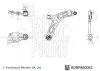Lenker, Radaufhängung Vorderachse rechts BLUE PRINT ADBP860083 Bild Lenker, Radaufhängung Vorderachse rechts BLUE PRINT ADBP860083