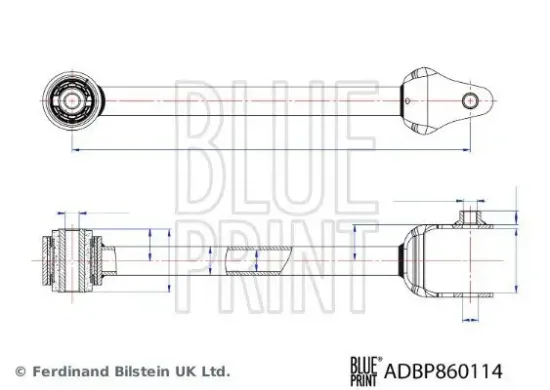 Lenker, Radaufhängung unten vorne Hinterachse links Hinterachse rechts BLUE PRINT ADBP860114 Bild Lenker, Radaufhängung unten vorne Hinterachse links Hinterachse rechts BLUE PRINT ADBP860114