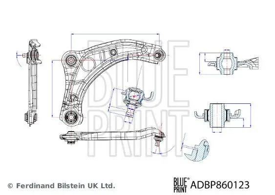 Lenker, Radaufhängung BLUE PRINT ADBP860123 Bild Lenker, Radaufhängung BLUE PRINT ADBP860123