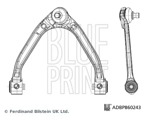 Lenker, Radaufhängung oben Vorderachse rechts BLUE PRINT ADBP860243
